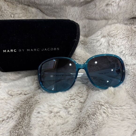 Marc by Marc Jacobs Teal Sunglasses - Picture 1 of 6